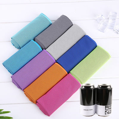 Custom Logo Polyester Microfiber Cooling Towel for Sports and Outdoor Activities