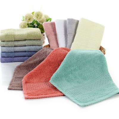 Super Soft Highly Absorbent Luxury Dobby Border 100% Cotton Towel Set for Home and Hotel