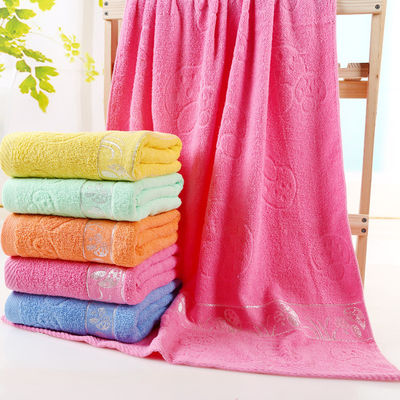 Round Woven Bath Towel Made of 100% Cotton with Thickened Softness