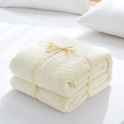 2023 Customized Size Colorful Coral Fleece Blanket for Office Nap and Children's Throw