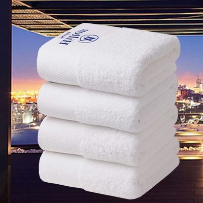 Customized 100% Pure Cotton Towel Sets High Water Absorbency Perfect for Home and Hotel