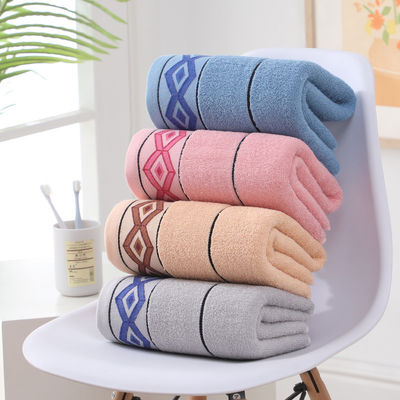 A Solid Color Rectangle Bath Towel for Adult Bathing a Replacement Advertising Towel