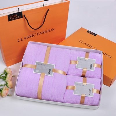 Child-Proof Luxury Set 3 in 1 Hotel Designer Coral Fleece Bathroom Bath Towel Set