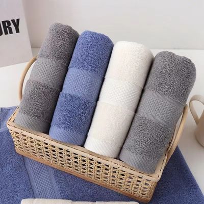 Custom White Bath Towel Set 70*140cm 100% Cotton Hotel Towel for Luxury Home Bathroom