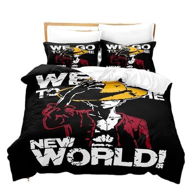 1.8m Bed Linen Sets with Custom Photo Printing 3D Cartoon Characters and 40 Fabric Count