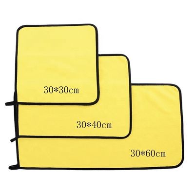 Super Absorbent Microfiber Towel for Car Drying 30*40 500gs Make Up Remover Cloths