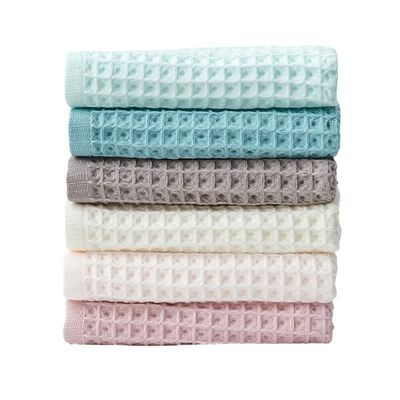 30*34cm Reusable Waffle Weave Kitchen Towels 100% Cotton Dish for Your Cleaning Needs