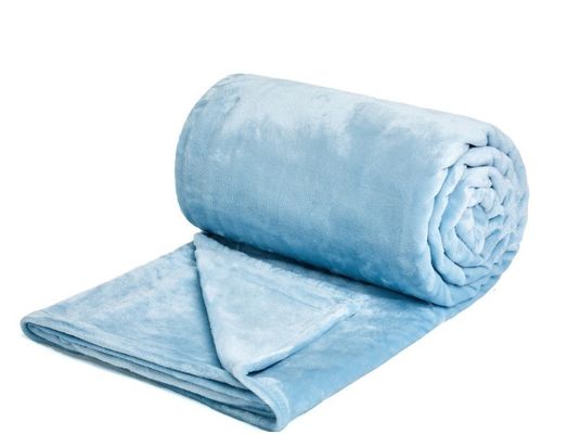 Decorative All-Seasons Leisure Blanket with Added Velvet Coral Cover Flannel Blanket