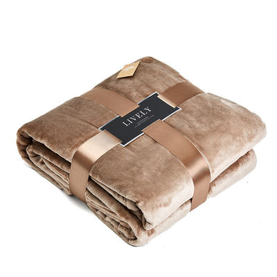 Decorative All-Seasons Leisure Blanket with Added Velvet Coral Cover Flannel Blanket