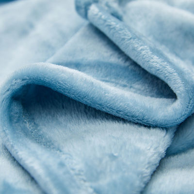 Decorative All-Seasons Leisure Blanket with Added Velvet Coral Cover Flannel Blanket