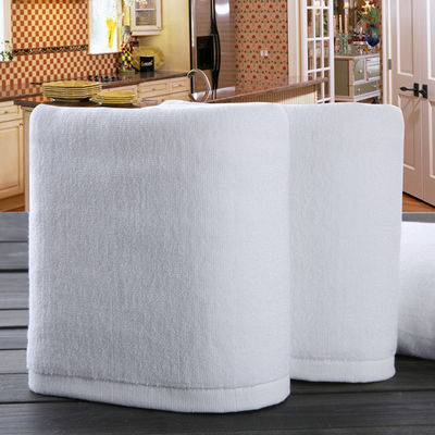 Hotel Towels 70*140cm Striped Pattern Jacquard Microfiber Bath Towel with OEM Logo
