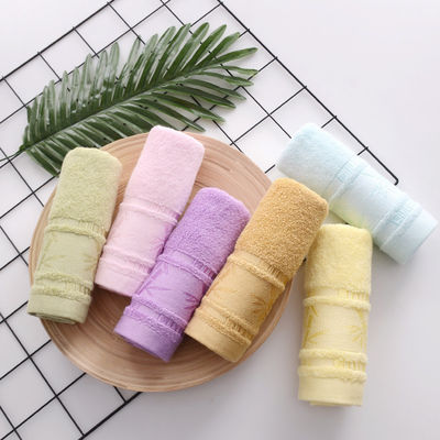 Hot Jacquard Bamboo Fiber Towel 25*50cm for Soft and Absorbent Household Cleaning
