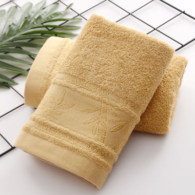 Hot Jacquard Bamboo Fiber Towel 25*50cm for Soft and Absorbent Household Cleaning