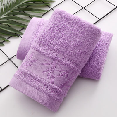 Hot Jacquard Bamboo Fiber Towel 25*50cm for Soft and Absorbent Household Cleaning