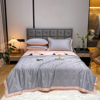 Hospital Customized Size Embroidered Tencel Four-Piece Set for Cooling Summer Nights