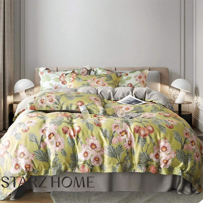 Design Printed Duvet Bedding Set with Solid Pattern and 300tc Thread Count