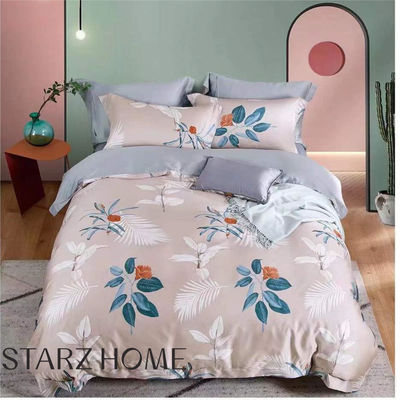 Design Printed Duvet Bedding Set with Solid Pattern and 300tc Thread Count