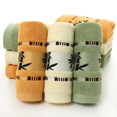 Logo Customized Soft and Absorbent Jacquard Bamboo Fiber Towel for Household Cleaning