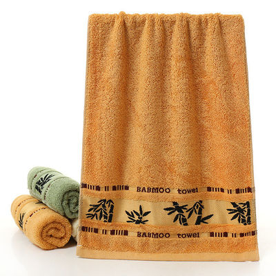 Logo Customized Soft and Absorbent Jacquard Bamboo Fiber Towel for Household Cleaning