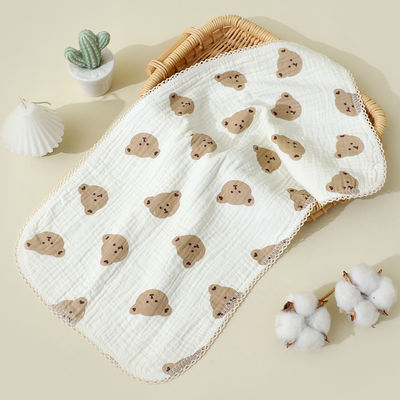 Animal Print 100% Cotton Custom Cartoon Printed Woven Baby Kids Small Mini Face Towel