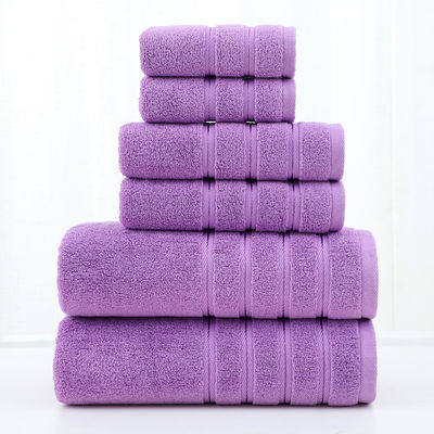 Custom Logo Hotel Bath Towel Set 100% Cotton Sustainable Bathroom Towel for Home
