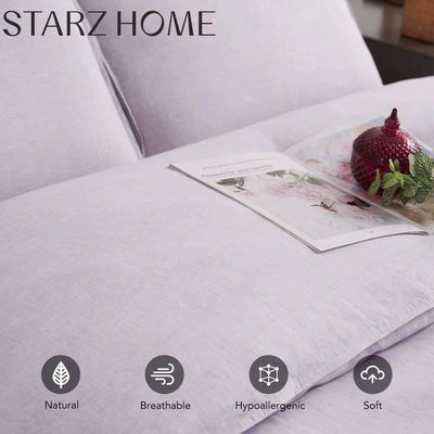 All-Season Disposable Bedding Set 100% Linen Duvet Cover with Elastic and Best Reviewed