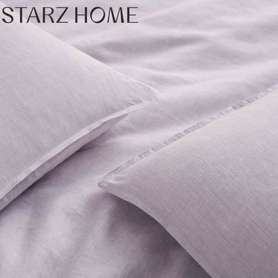 All-Season Disposable Bedding Set 100% Linen Duvet Cover with Elastic and Best Reviewed
