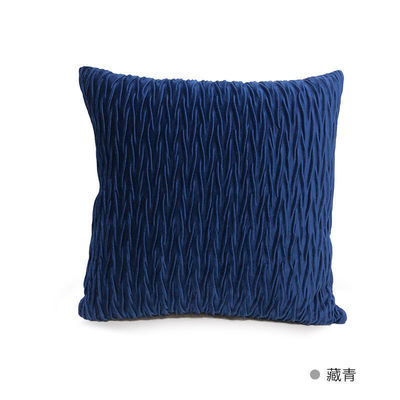 Nondisposable Soft Texture Polychrome Wrinkled Eight Character Cushion Pillow for All-age