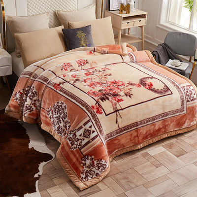 Woven Polyester Sublimation Blanket for Luxury Bed Printed Home Blanket in Winter