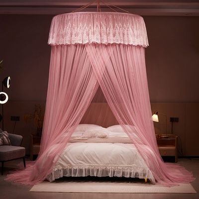 300tc Thread Count Beautiful Lace Dome Mosquito Net for Customized Bedding Set Designs