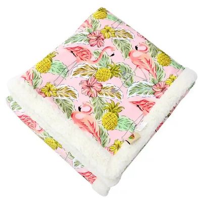 Christmas Customized Printed Sherpa Throw Soft Cozy Plush Fleece Blankets for Sofa Bedding Winter