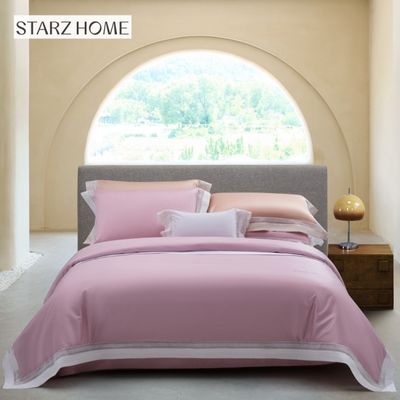 Hotel 3-4kg Jacquard Cotton Bedding Set with 100% Cotton Pillow Case and Soft Texture