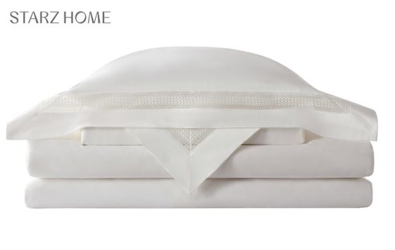 Hotel 3-4kg Jacquard Cotton Bedding Set with 100% Cotton Pillow Case and Soft Texture