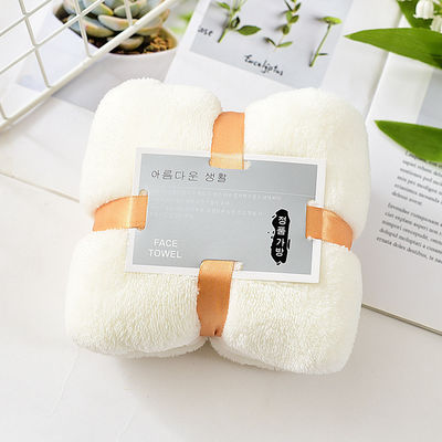 Thick Absorbent Coral Fleece Bath Towel Set Regular Size 70*140cm 35*75cm 1 Piece
