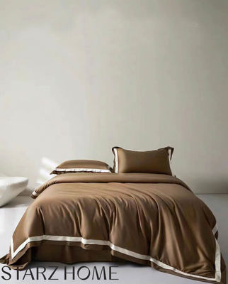 100% Cotton Bedding Set Custom Size Duvet Cover and Bed Sheet for Luxury 5 Star Hotels
