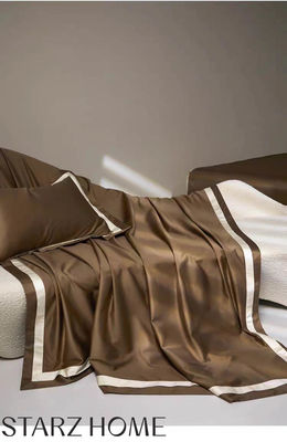 100% Cotton Bedding Set Custom Size Duvet Cover and Bed Sheet for Luxury 5 Star Hotels
