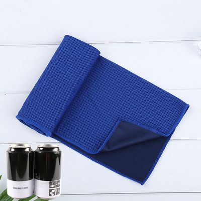 Custom Logo Polyester Microfiber Cooling Towel for Sports and Outdoor Activities