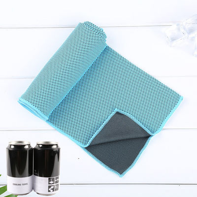 Custom Logo Polyester Microfiber Cooling Towel for Sports and Outdoor Activities
