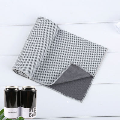 Custom Logo Polyester Microfiber Cooling Towel for Sports and Outdoor Activities