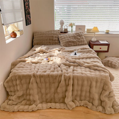 Autumn and Winter Thickened Warm Cover Nap Blanket 200x230cm for Relaxing Nights