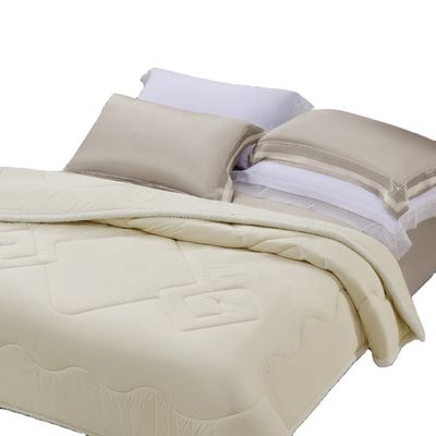 Yes Custom Logo Accepted Antibacterial Quilt Bedding Set with Australian Wool Core
