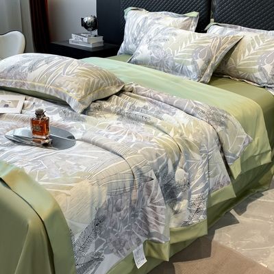 National Standards Color Fastness Grade Ice Silk Bedding Set Bed Cover Sheet for 2.0m Bed