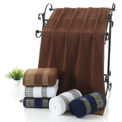3kg Luxury Hotel Embroidery Custom Thick Super Soft Bathroom Bath 100% Cotton Towel Sets