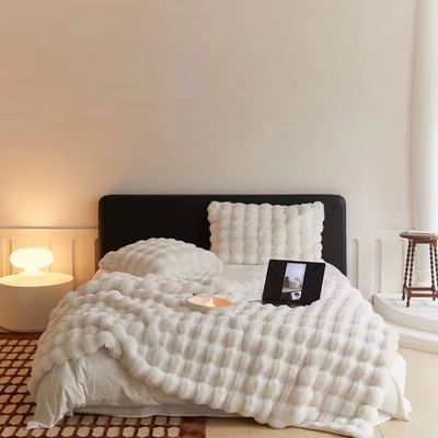 2023 Custom Newest Design Fashion Nondisposable Blanket within Karol G and Bad Bunny