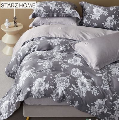 Printed 100% Cotton Sheet Set Solid Comforter Bedding Set Bedspread for Home Comfort