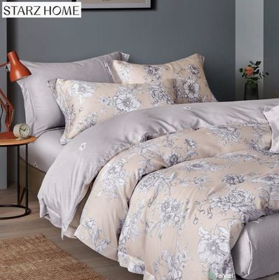 Printed 100% Cotton Sheet Set Solid Comforter Bedding Set Bedspread for Home Comfort