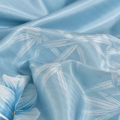 Stay Cool All Summer Long with Our Jacquard Ice Silk Cool Mat Three-piece Bedding Set
