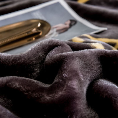 Brushed Pattern Fluffy Bedding Blankets for Winter Sublimation Luxury Blanket