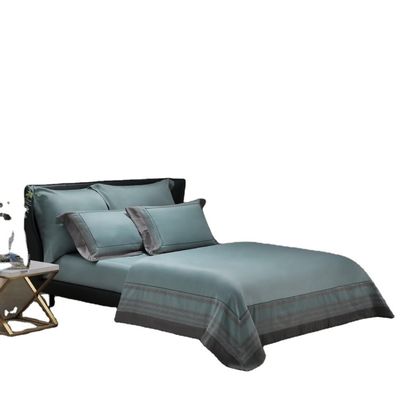 Luxury Cotton Bed Sheet Oeko-tex Customized Bedsheet Set 100% Cotton Bedding Set