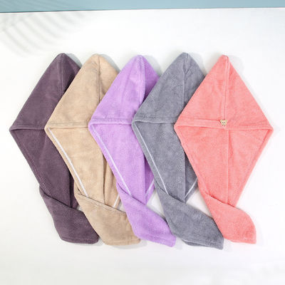 Home Hotel Spa Microfiber Shower Cap for Dry Hair Towel Promotion